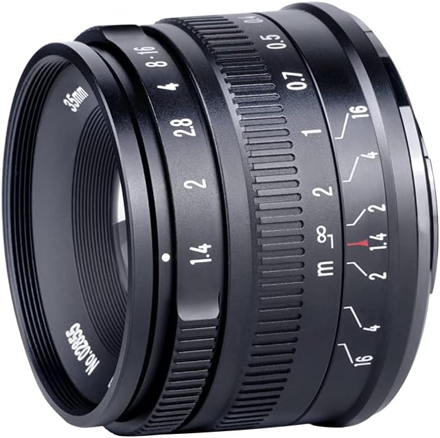 35mm F1.4 APS-C Manual Focus Fixed Lens MFT M4/3 Mount U691992