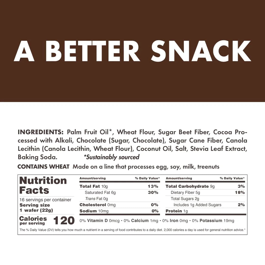 Dark Chocolate Wafer Snacks 16-Pack S2098