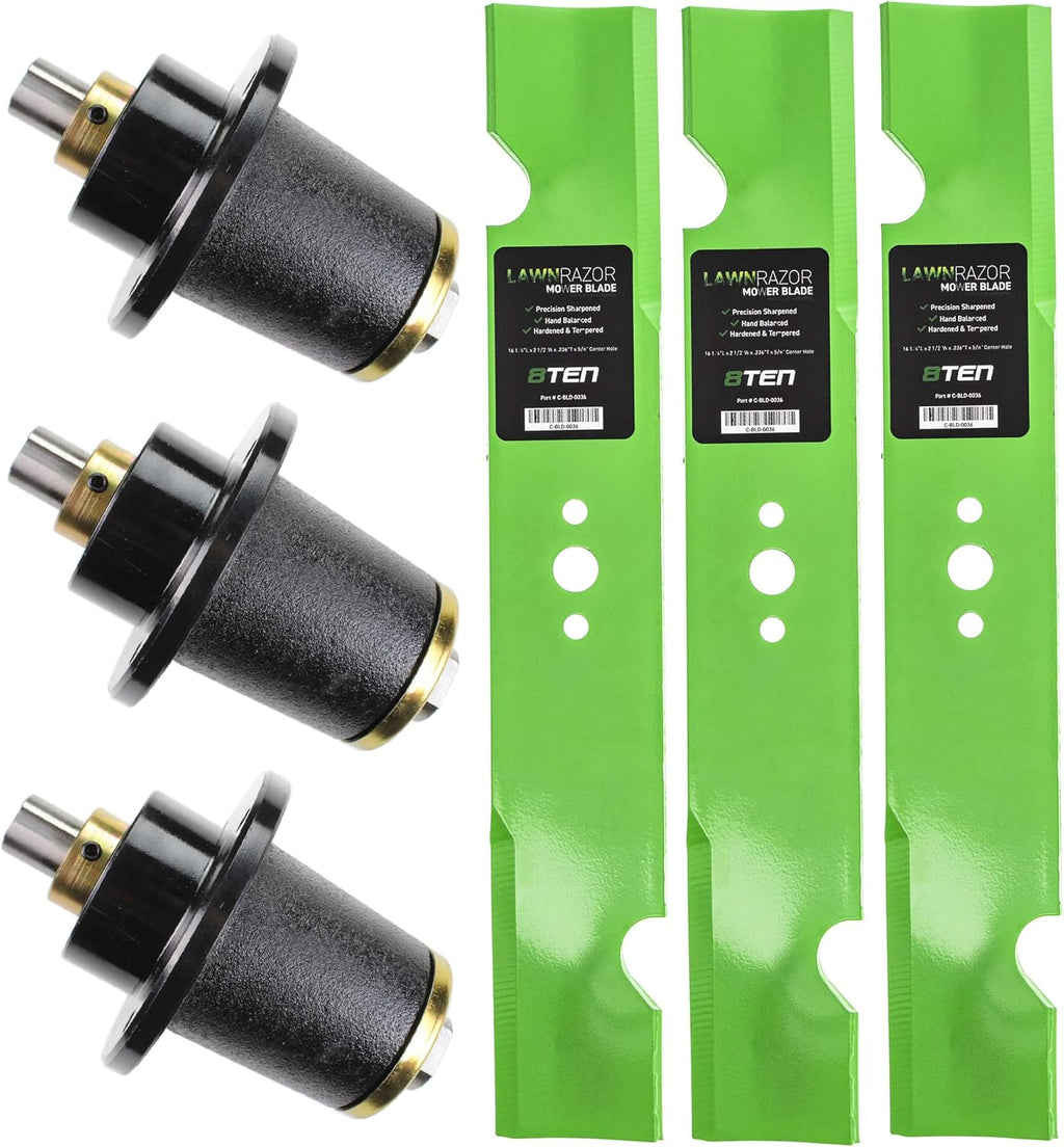 Spindle Notched Air-Lift Blade Kit M3398