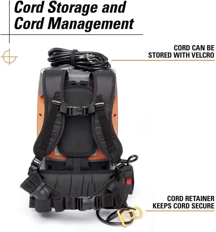 6 Qt. Backpack Vacuum Cleaner with Filters A6919