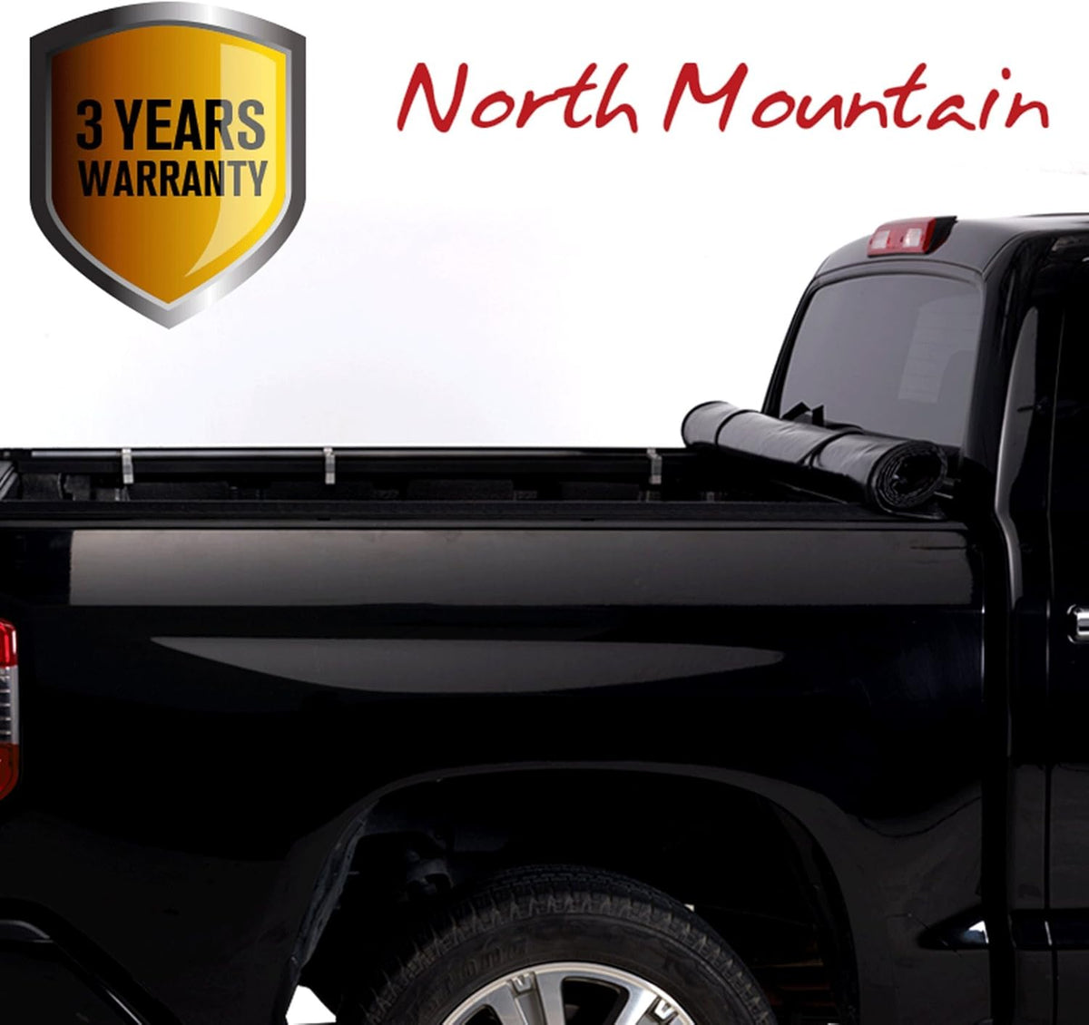 Soft Roll Up Tonneau Cover with Rails and Mounting Hardware Y558184