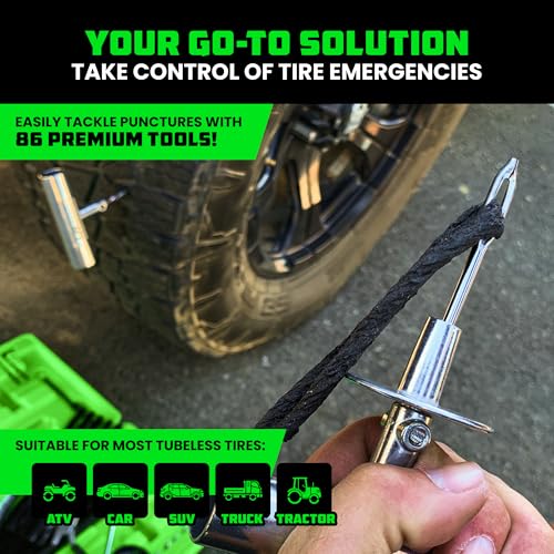 86-Piece Heavy Duty Tire Repair Kit K911876