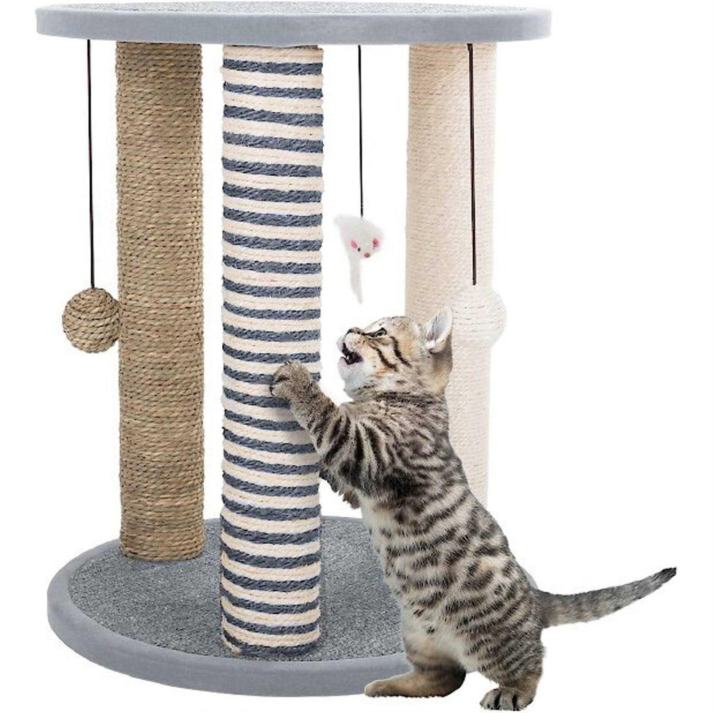 Cat Scratching Post with Toys N587891
