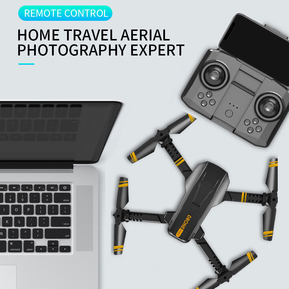 4K HD Dual Camera FPV Foldable Quadcopter with 3 Battery V192766