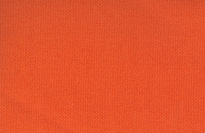 Melon Orange Solid Rectangular Outdoor Chaise Lounge Cushion with Ties V233618