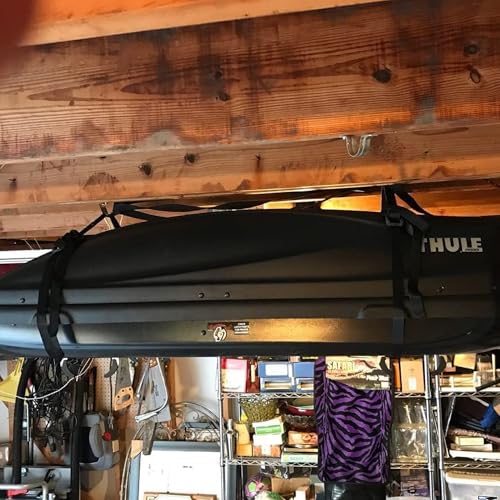 Cargo Box Ceiling Hoist with Pulley Lift System, Fits 8–10 ft Ceilings, Holds 150 lbs V790124