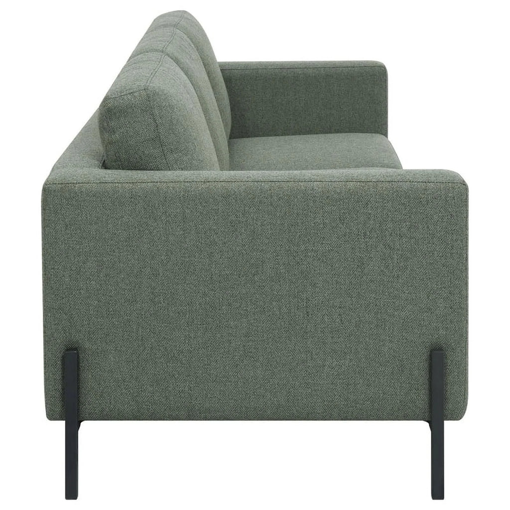 Upholstered Fabric Sofa Set with Track Arms R112527