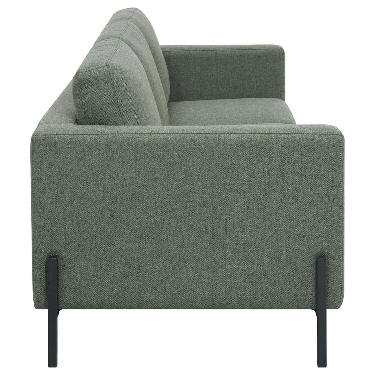 Upholstered Fabric Sofa Set with Track Arms R112527