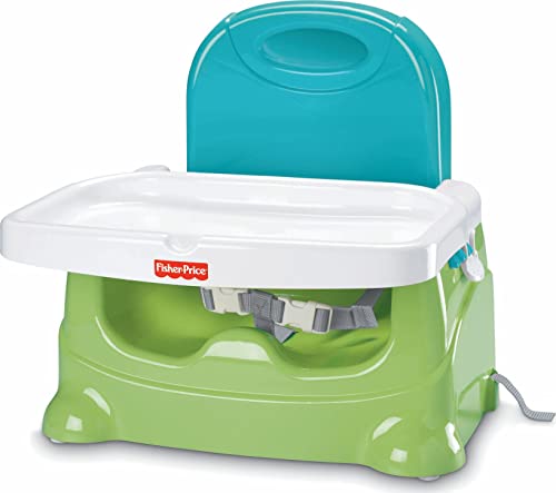 Green Adjustable Toddler Booster Seat with Dishwasher Safe Tray G8806