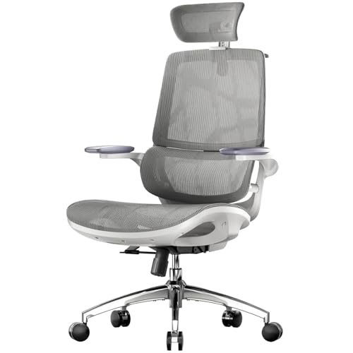 Ergonomic Office Chair with 3D Flip-up Armrests and Dual Back Design K532