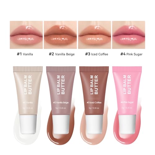 4Pcs Hydrating Lip Gloss Set F190
