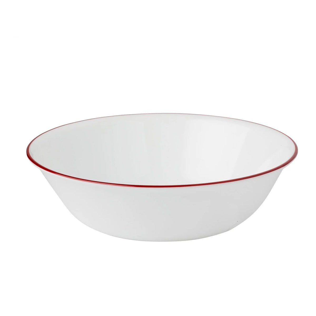 White and Red 12-Piece Dinnerware Set X814