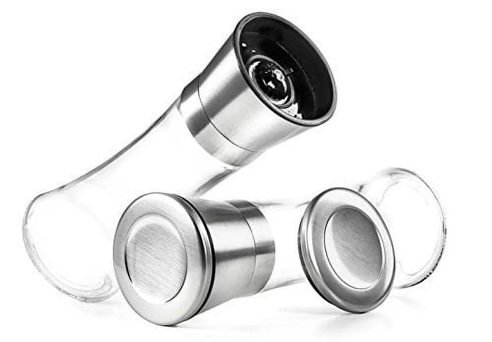 Stainless Steel Salt and Pepper Grinder Set of 2 A583