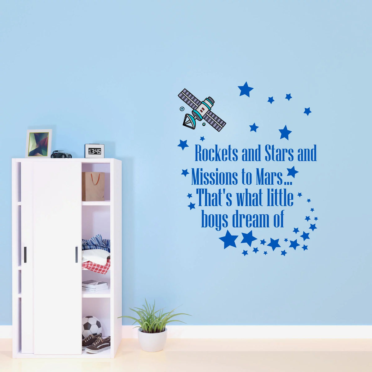 Rockets and Stars Wall Decal G1030
