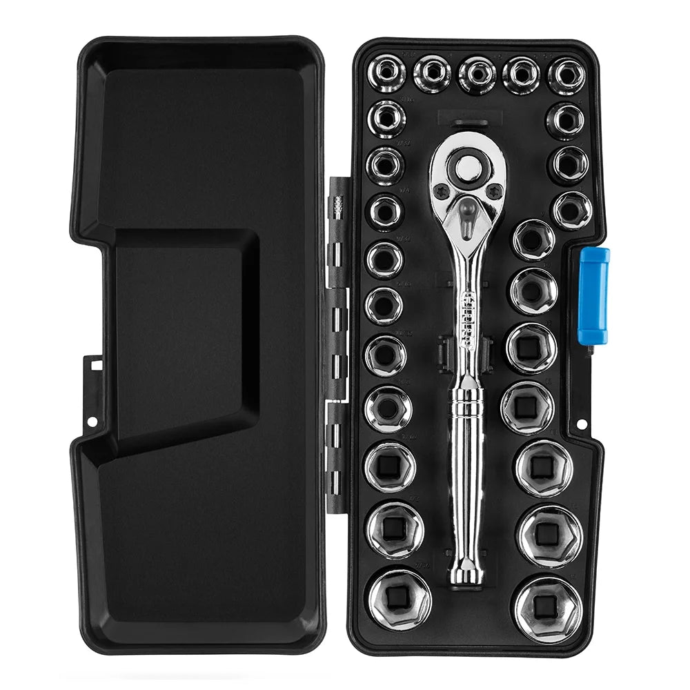 26-Piece 1/4-Inch Drive Mechanics Tool Set J781