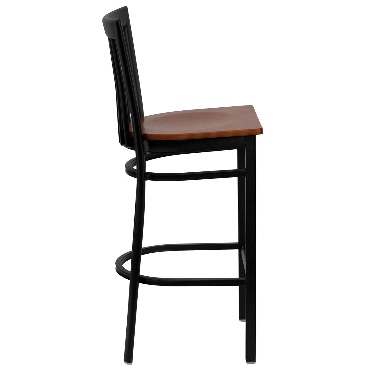 School House Back Metal Restaurant Barstool L467708