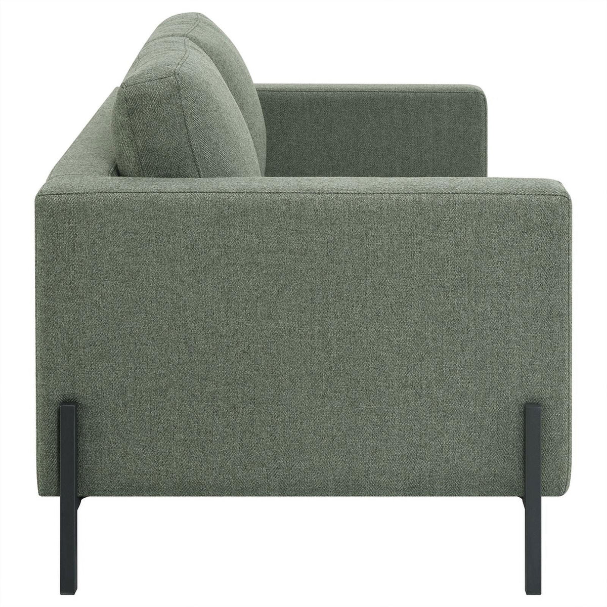 Upholstered Fabric Sofa Set with Track Arms R112527