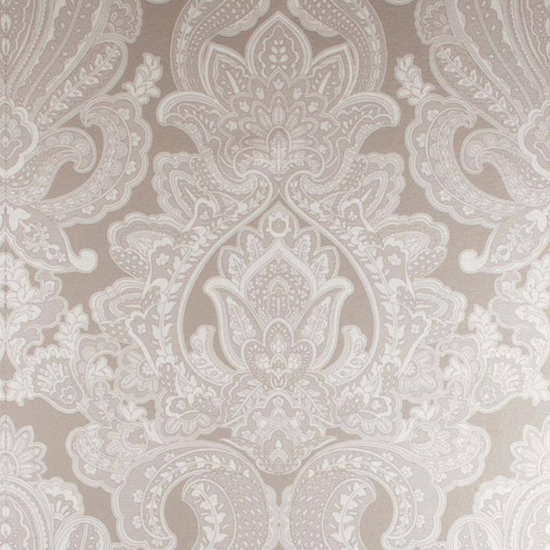Souk Damask Cardamom Wallpaper S874
