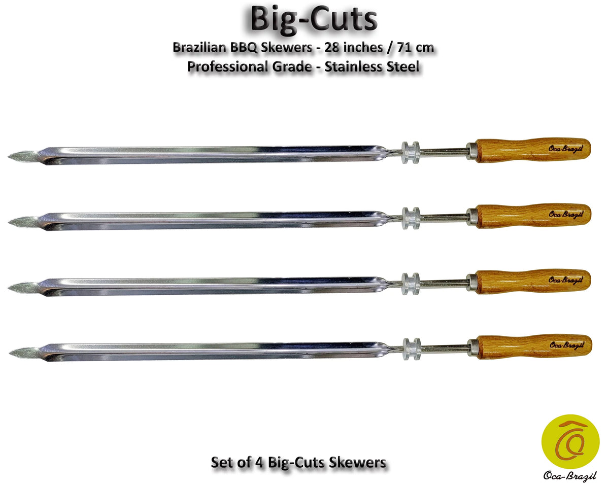 Set of 6 Brazilian Skewers 28" D405100