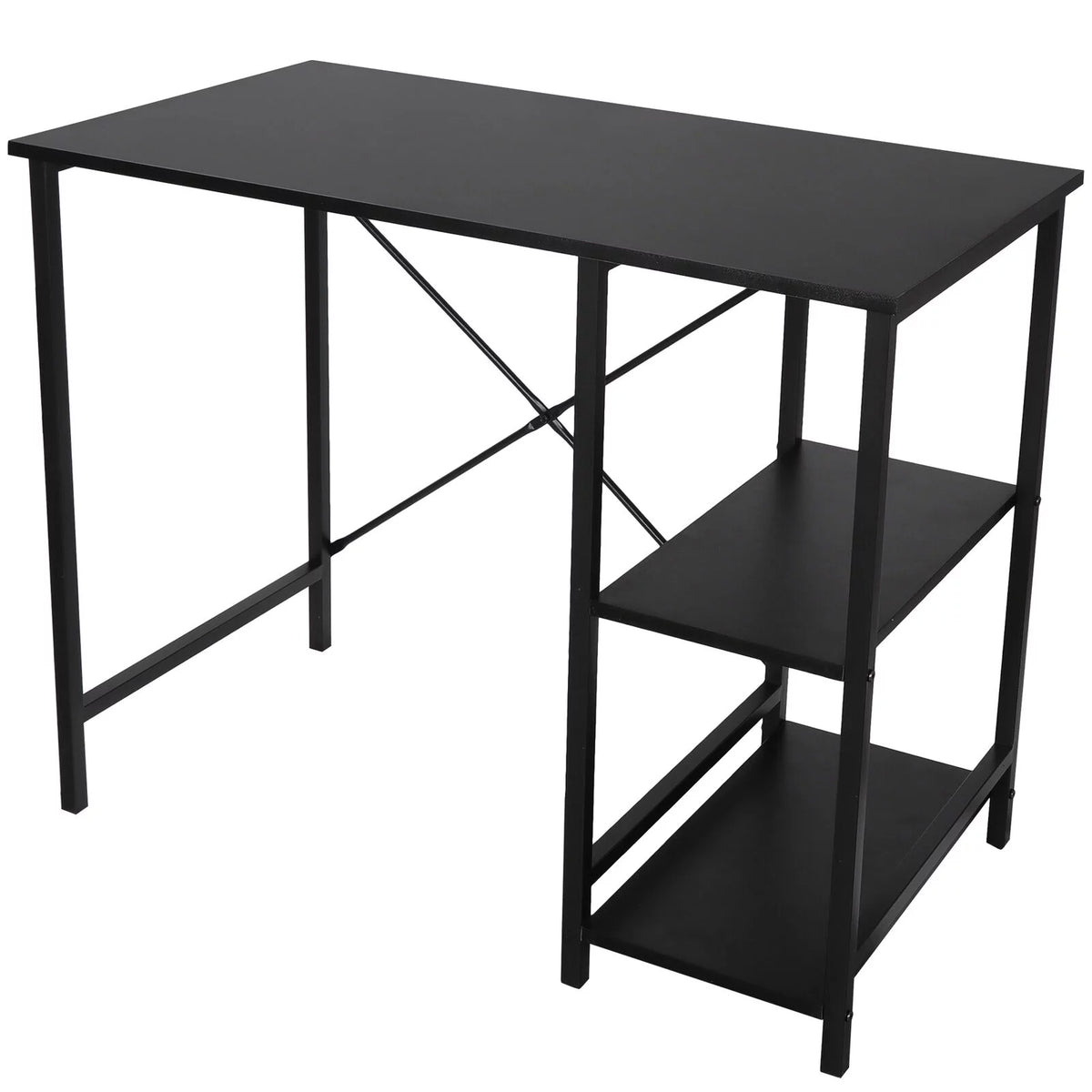 Home Study Table with 2 Tier Shelves S8326