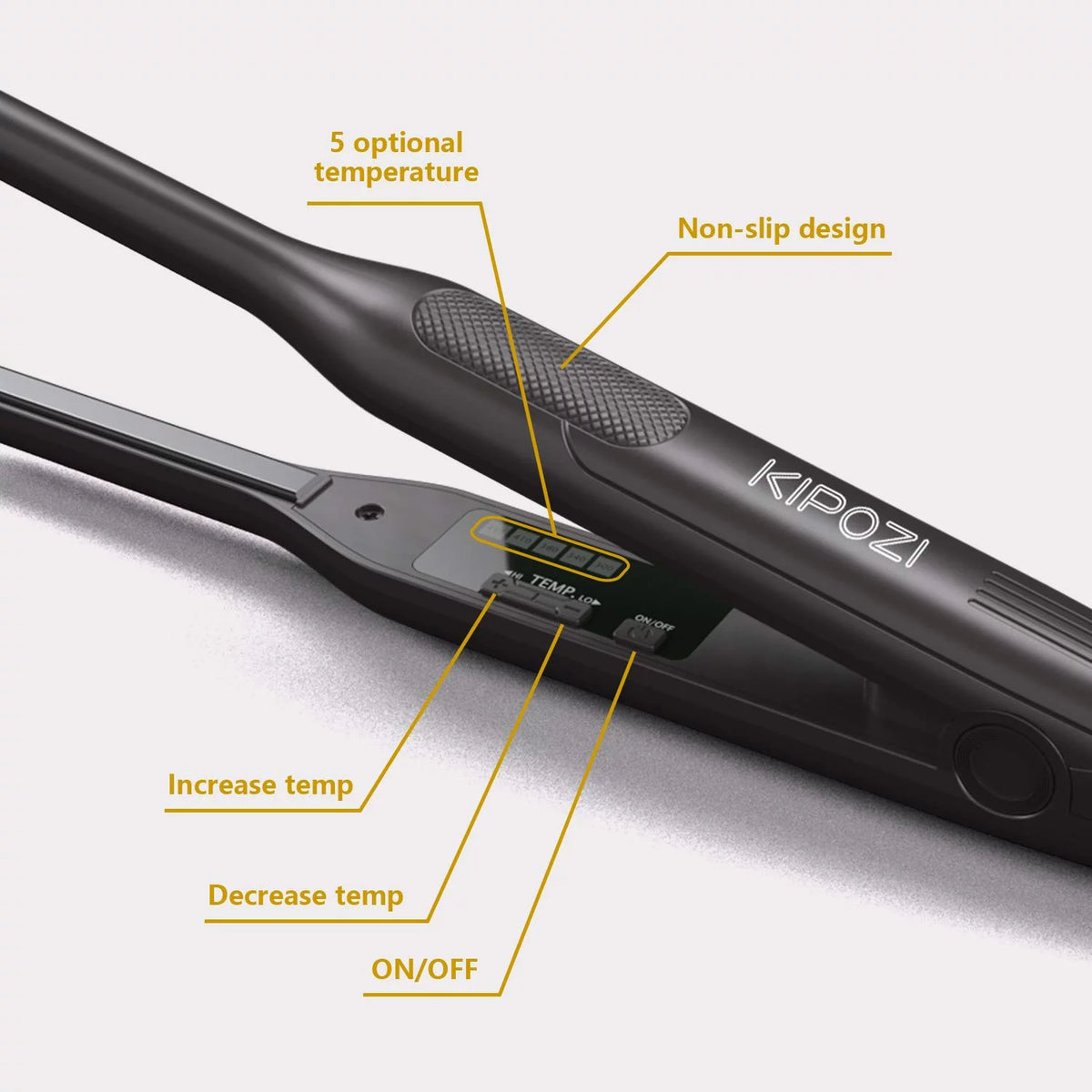 Titanium Pencil Flat Iron Hair Straightener D806