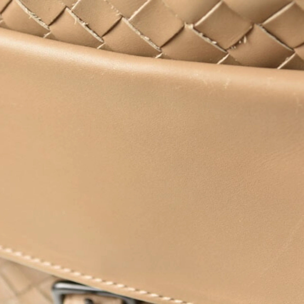 Camel Leather Shoulder Bag J717176