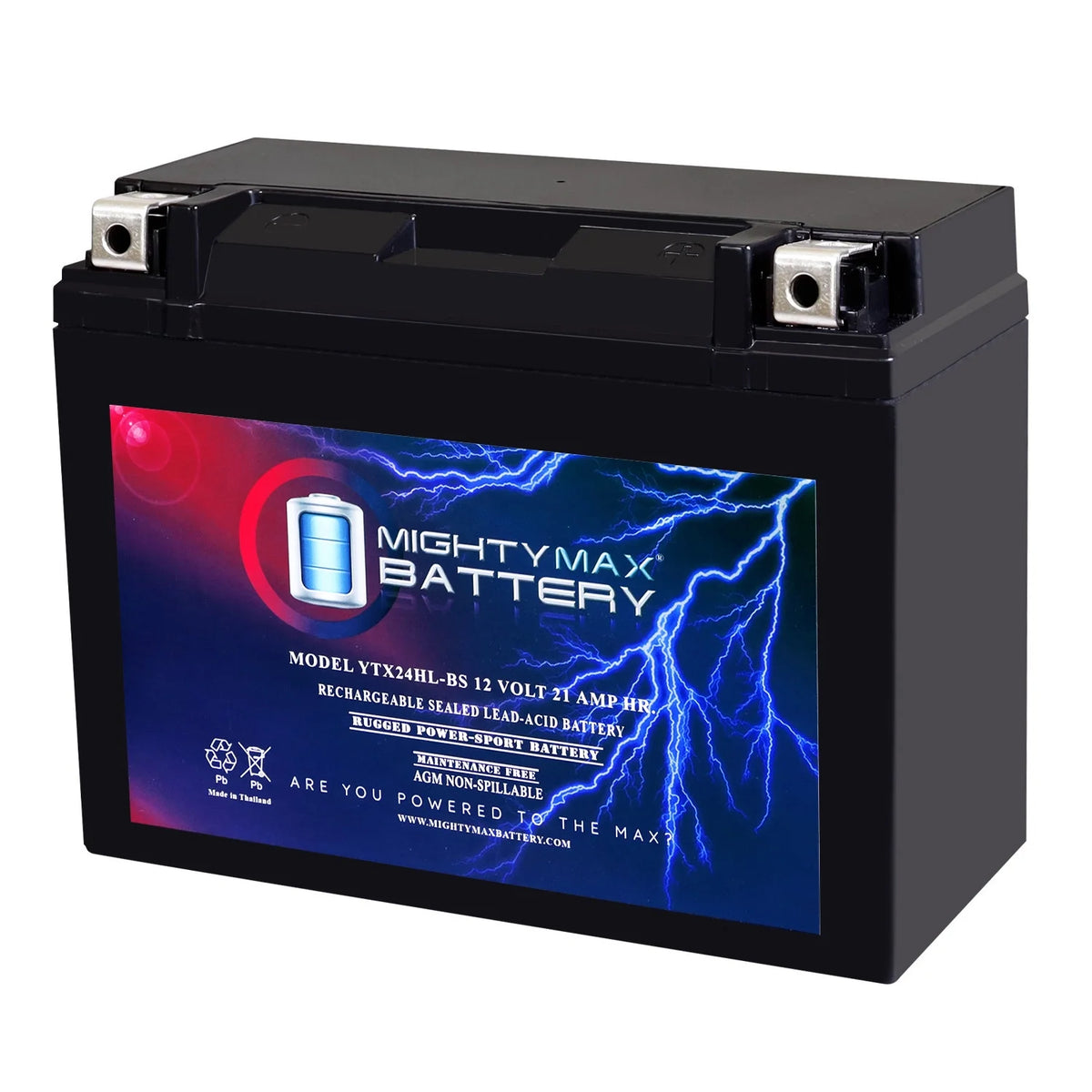 Battery for Powersport Sportbike Cruisers SMF F2476