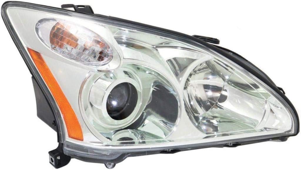 Head Light Assembly Passenger Side HID Type W887235
