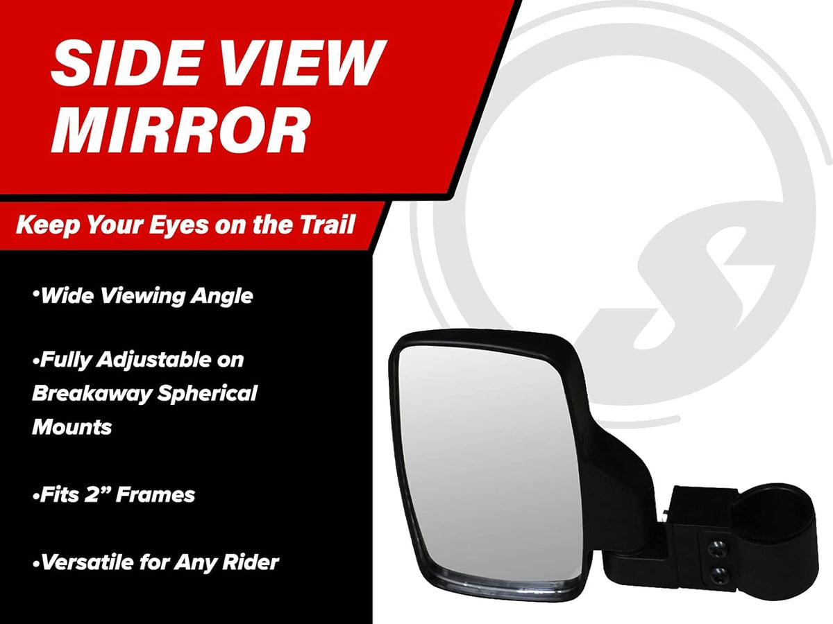 Left and Right Convex Mirrors for 2'' Round Roll Cages S783120