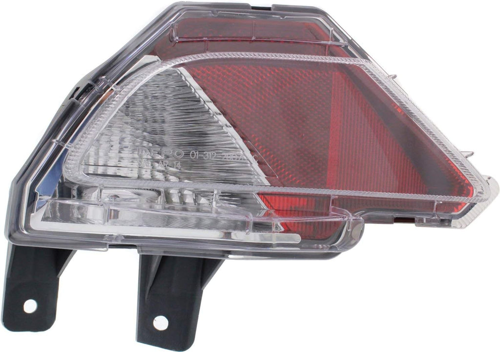 Tail Light Set of 2 Clear Red Lens Halogen J99127