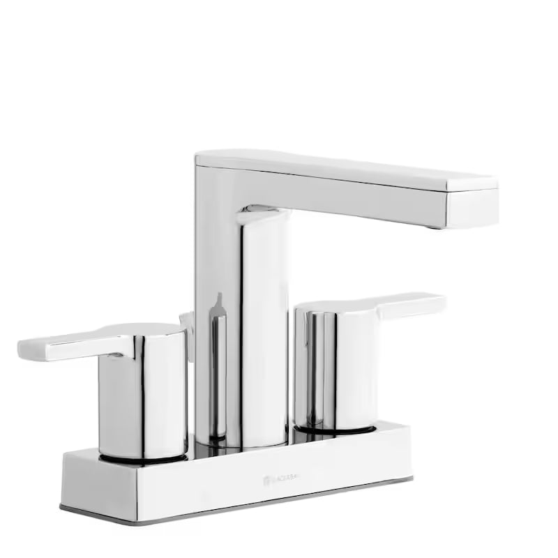 4 in. Centerset 2-Handle Low-Arc Bathroom Faucet in Chrome S87180