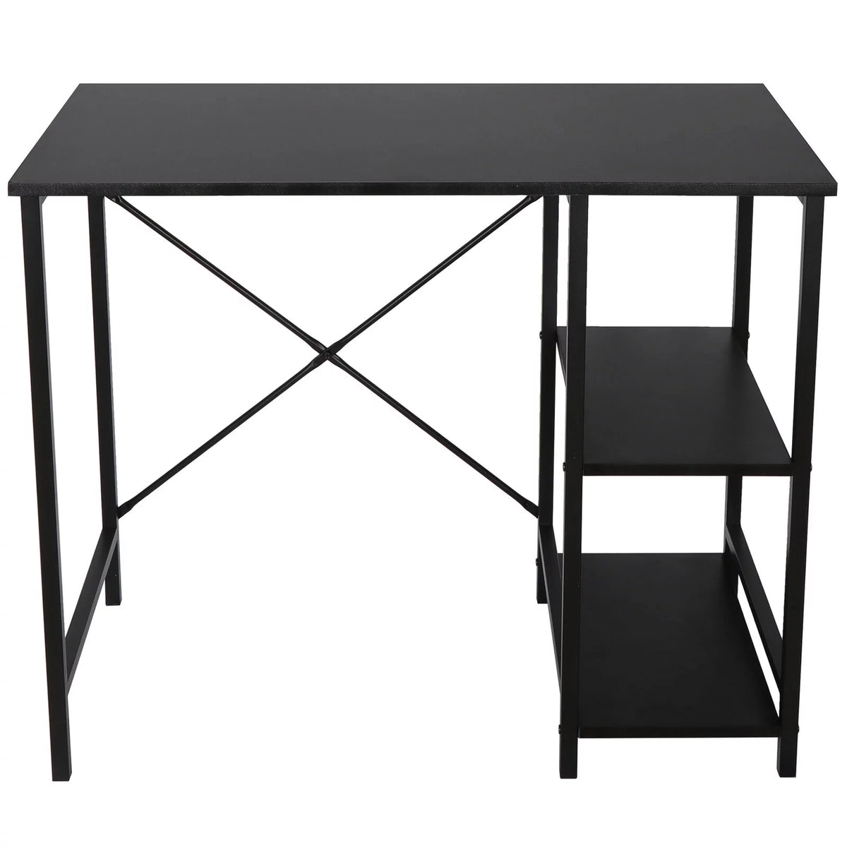 Home Study Table with 2 Tier Shelves S8326