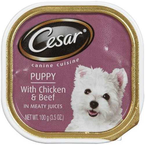 Wet Dog Food Chicken & Beef Recipe Puppy T4112