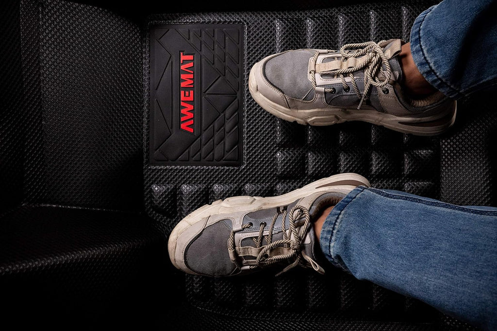 Black Waterproof Car Floor Mats for Toyota RAV4 2019-2022 S6030