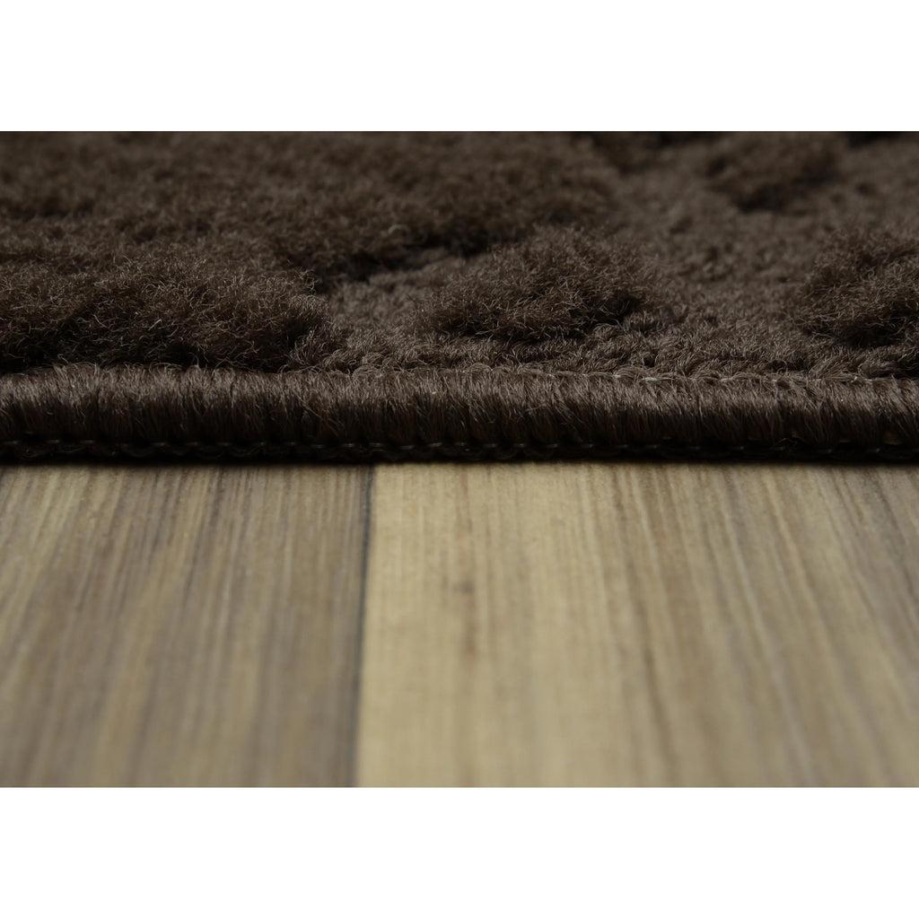 4 ft. x 6 ft. Indoor Throw Rug Mocha L127