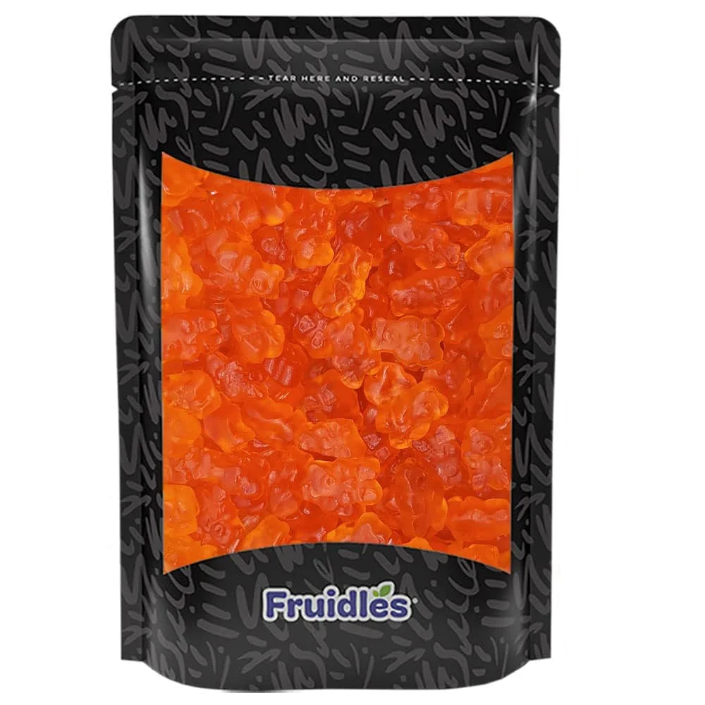 Orange Gummi Bears Candy 2 Pound Bag T351