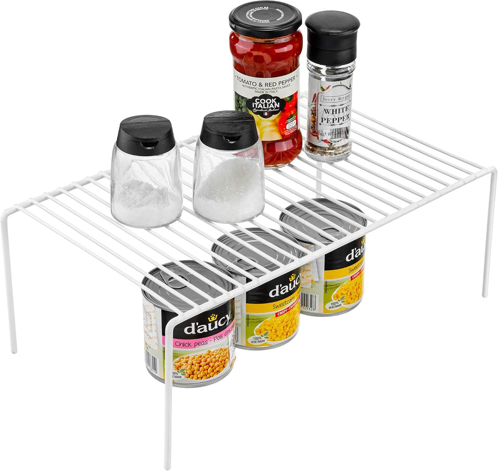 Freezer Cabinet Storage Shelf Rack, Medium (13 x 9.4 Inch) Steel Metal Frame, 1 Pack F984