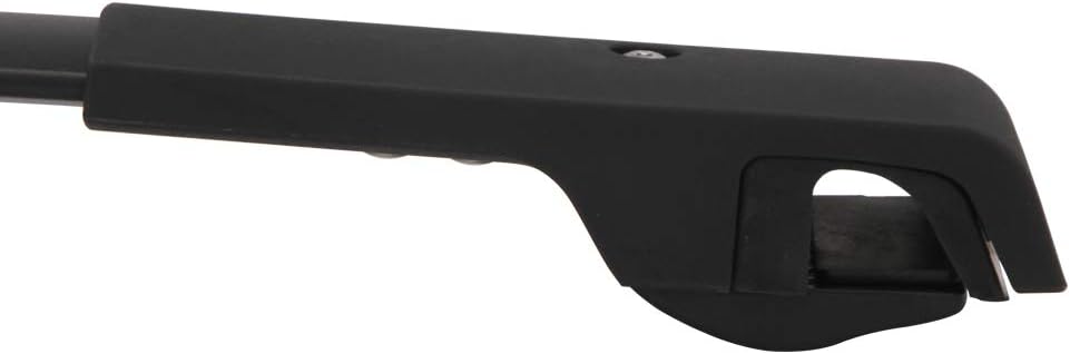 Black Pack of 2 Roof Rack Side Rails Cross Bars D31719