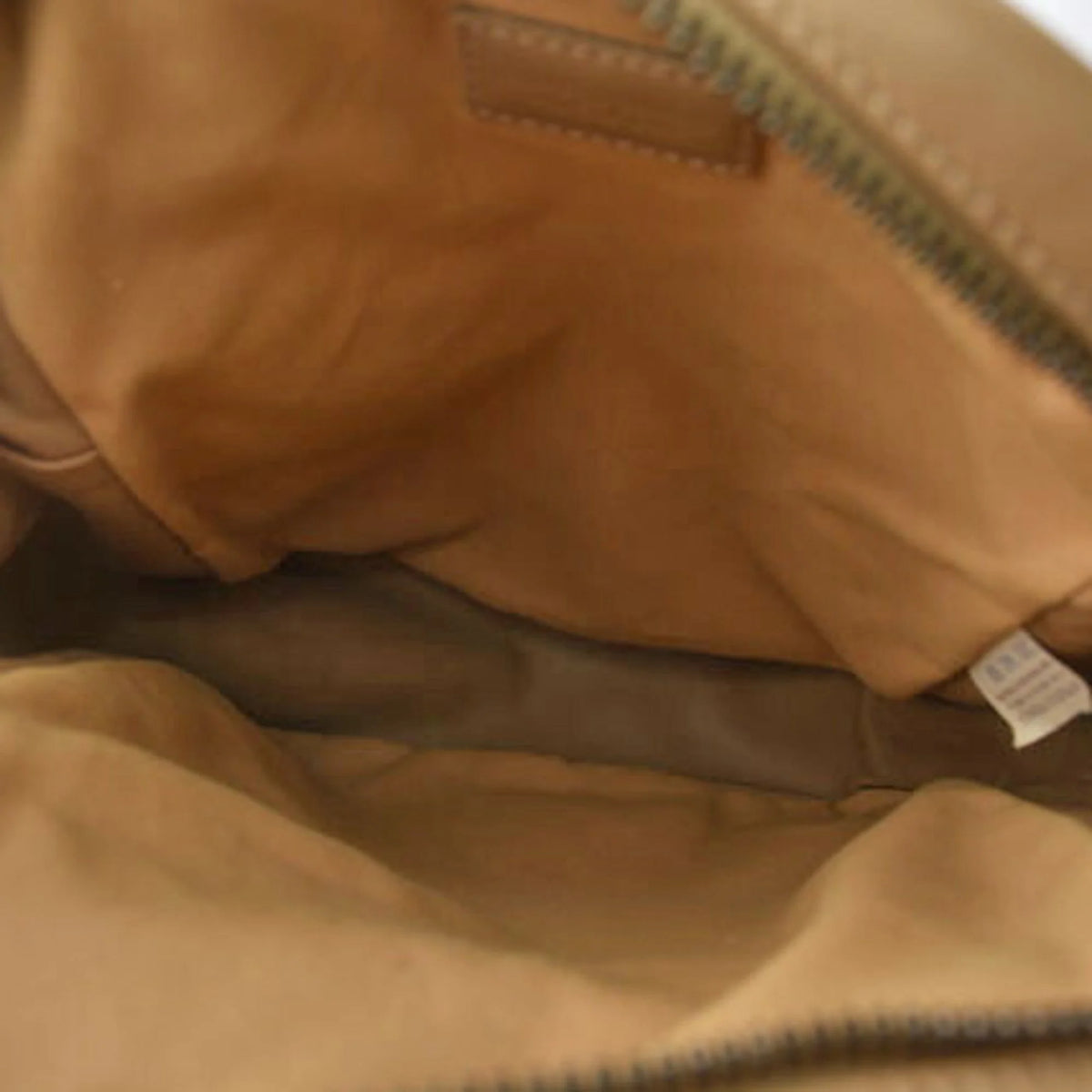 Camel Leather Shoulder Bag J717176