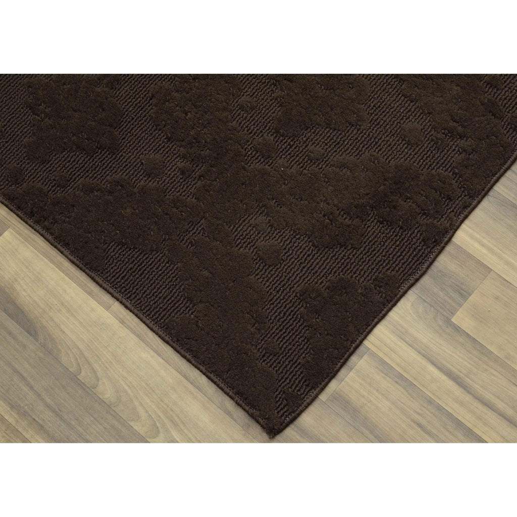 4 ft. x 6 ft. Indoor Throw Rug Mocha L127