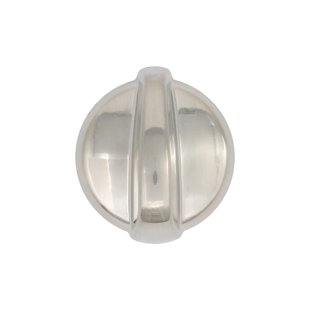 6 Pack Stainless Steel Finish Control Knob W777
