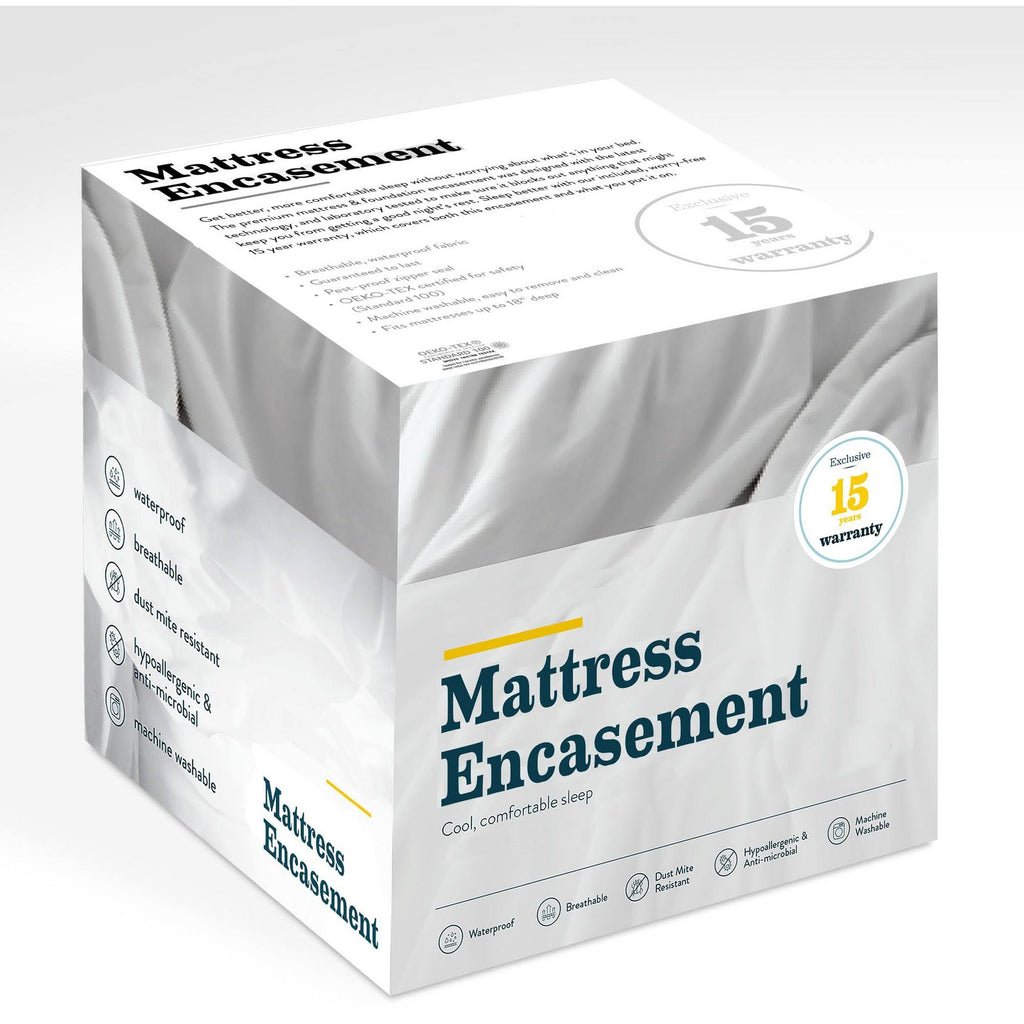 Twin 4-Pack Mattress and Foundation Encasement V672