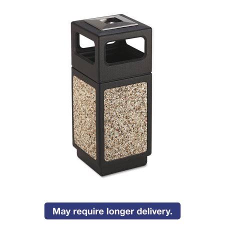 15 gal Outdoor Stainless Steel Trash Can B548117