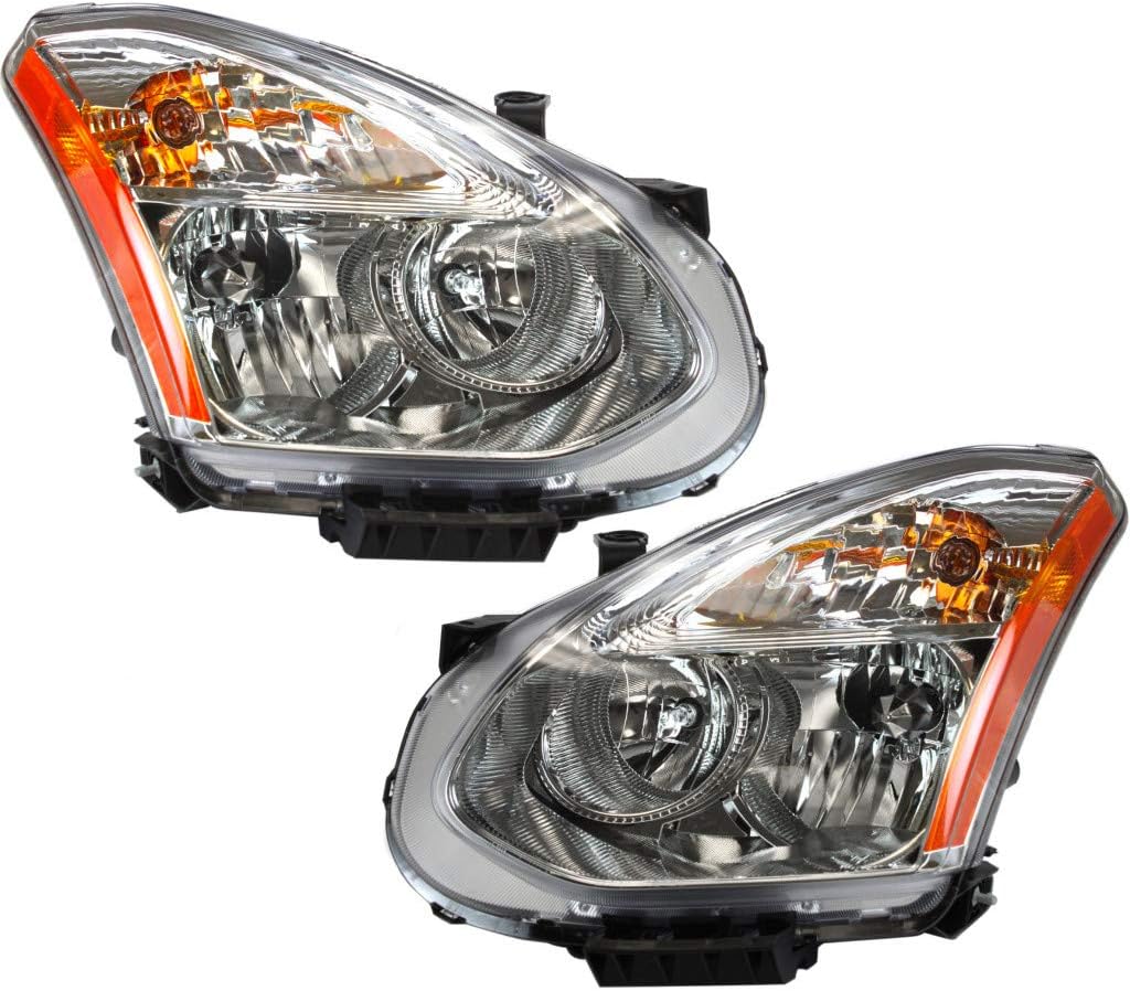 Nissan Rogue Headlight Assembly Pair Halogen A4555