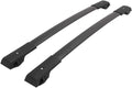 Black Pack of 2 Roof Rack Side Rails Cross Bars D31719