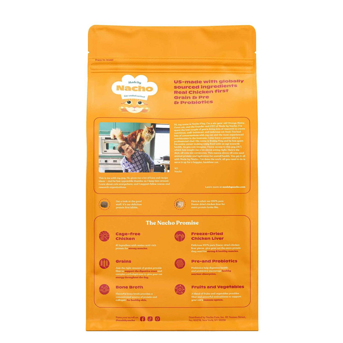 Dry Cat Food with Freeze Dried Raw Kibble P9764