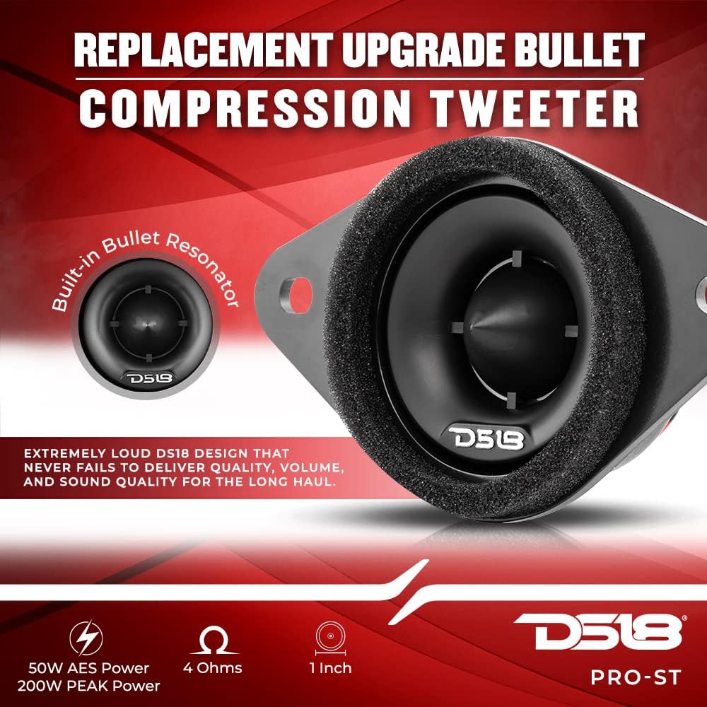 Bullet Compression Tweeters with Crossovers (Pair) V867446