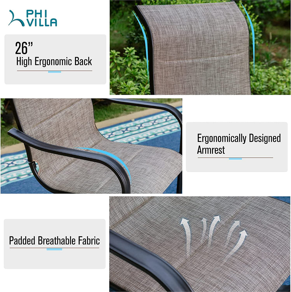 7 Pcs Outdoor Dining Table and Chairs Y3512