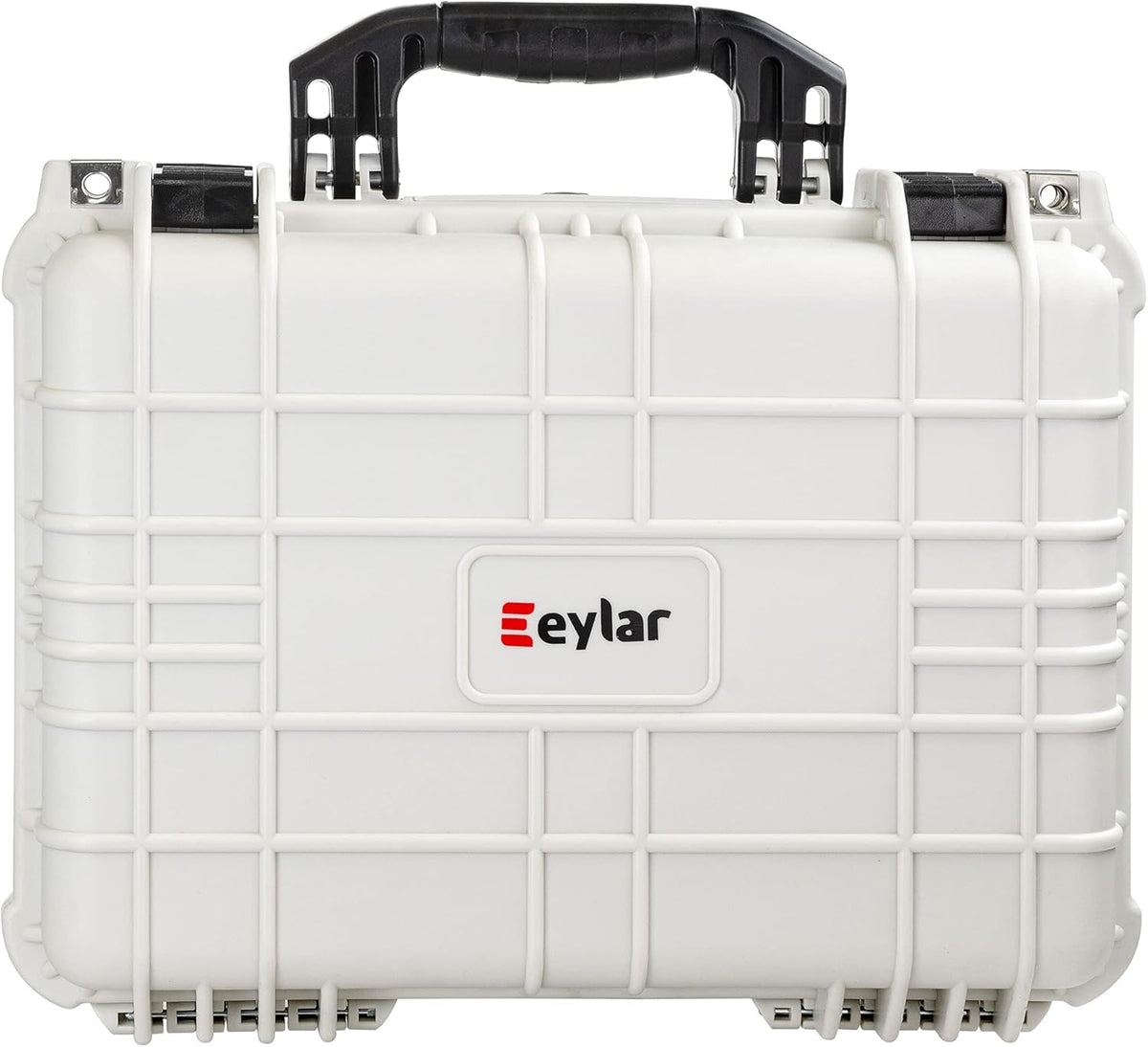 White Waterproof Hard Camera Case with Foam L73259