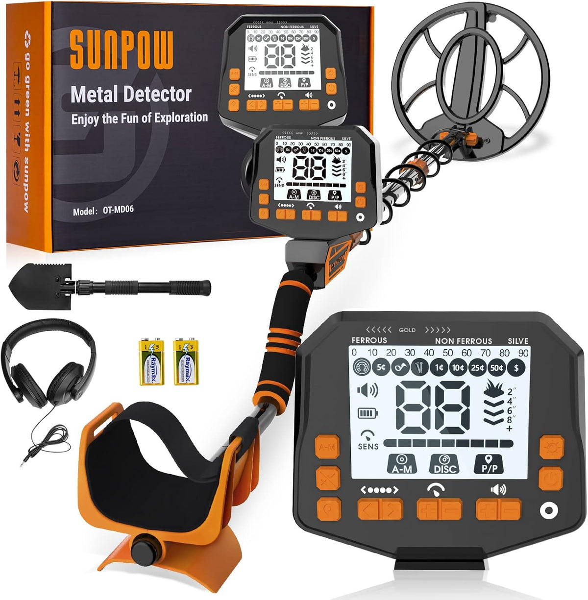 Metal Detector with 10" IP68 Coil A6859